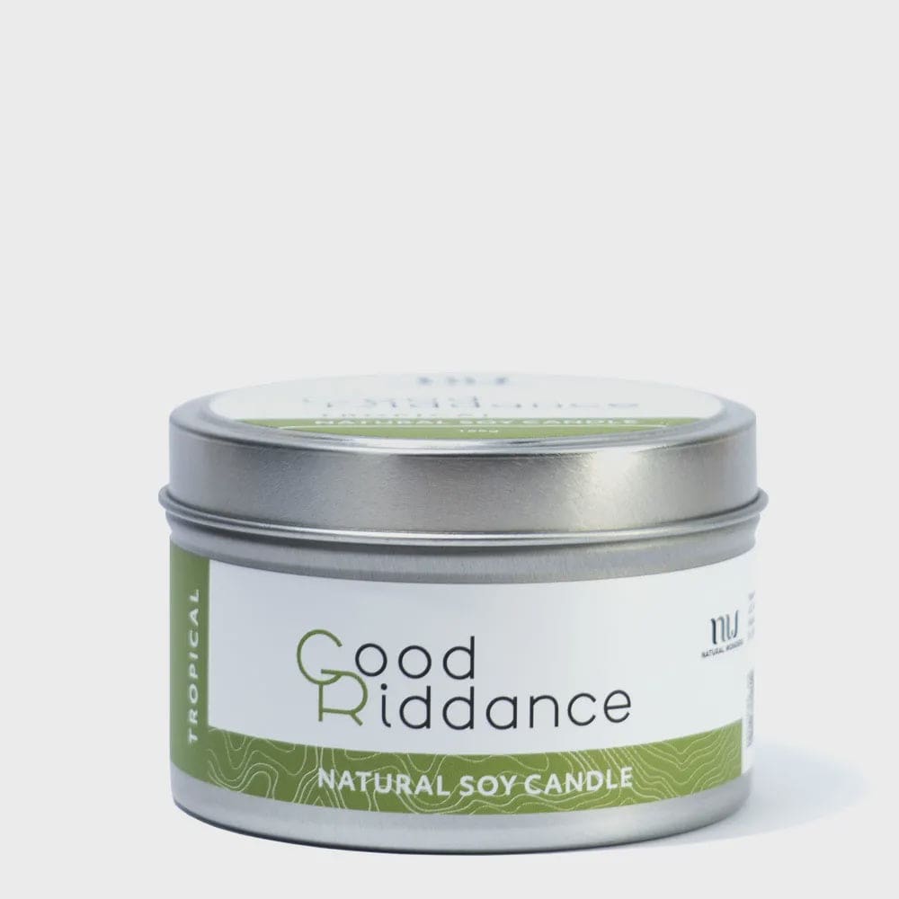 PRE ORDER - Good Riddance Tropical Candle Tin - Organic skincare