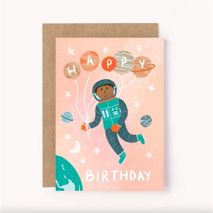 Greeting Card - Happy Birthday Space - Gift