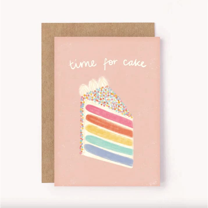 Greeting Card - Time for Cake - Gift