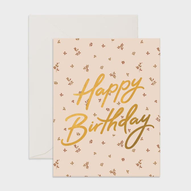 Happy Birthday Birch Greeting Card - Greeting Cards