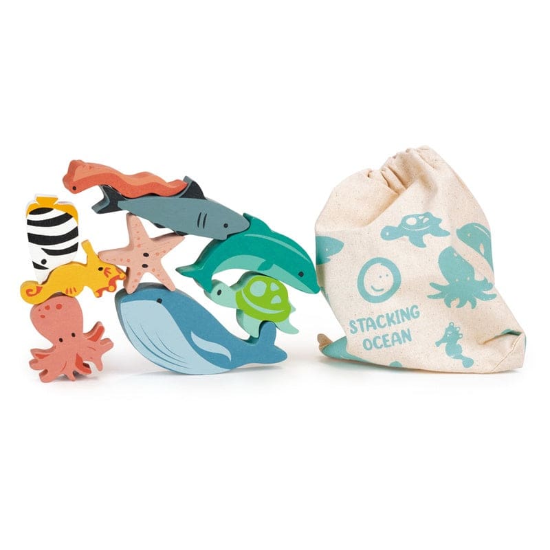 Happy Stacking Ocean Set &amp; Bag - Sorting &amp; Stacking