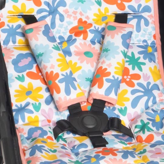 Harness Covers &amp; Pram Pegs - Bright Floral - Pram Liners