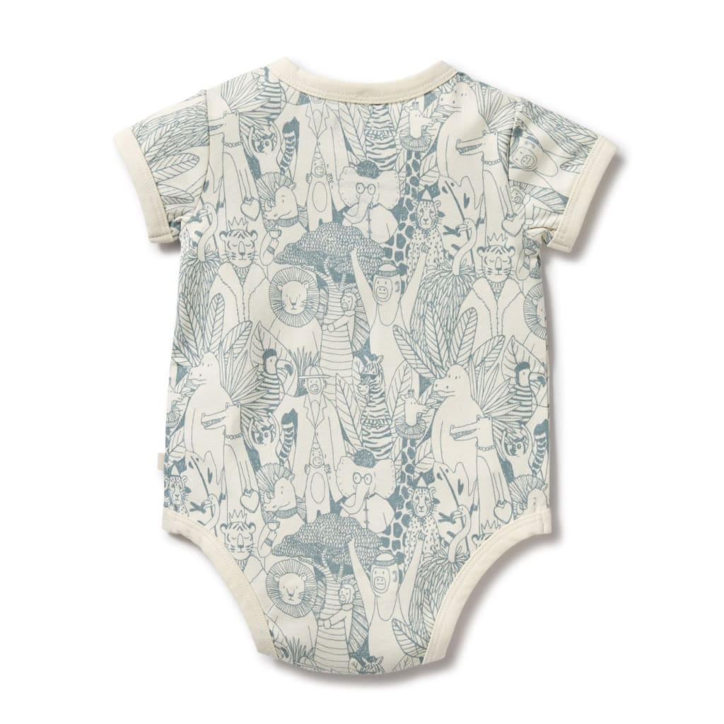 Hello Friends Organic Bodysuit - Baby Boy Clothing