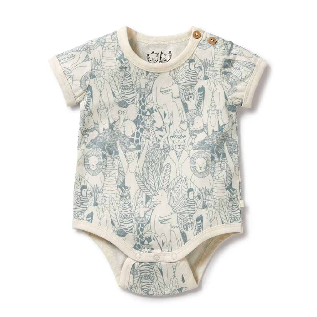 Hello Friends Organic Bodysuit - Baby Boy Clothing