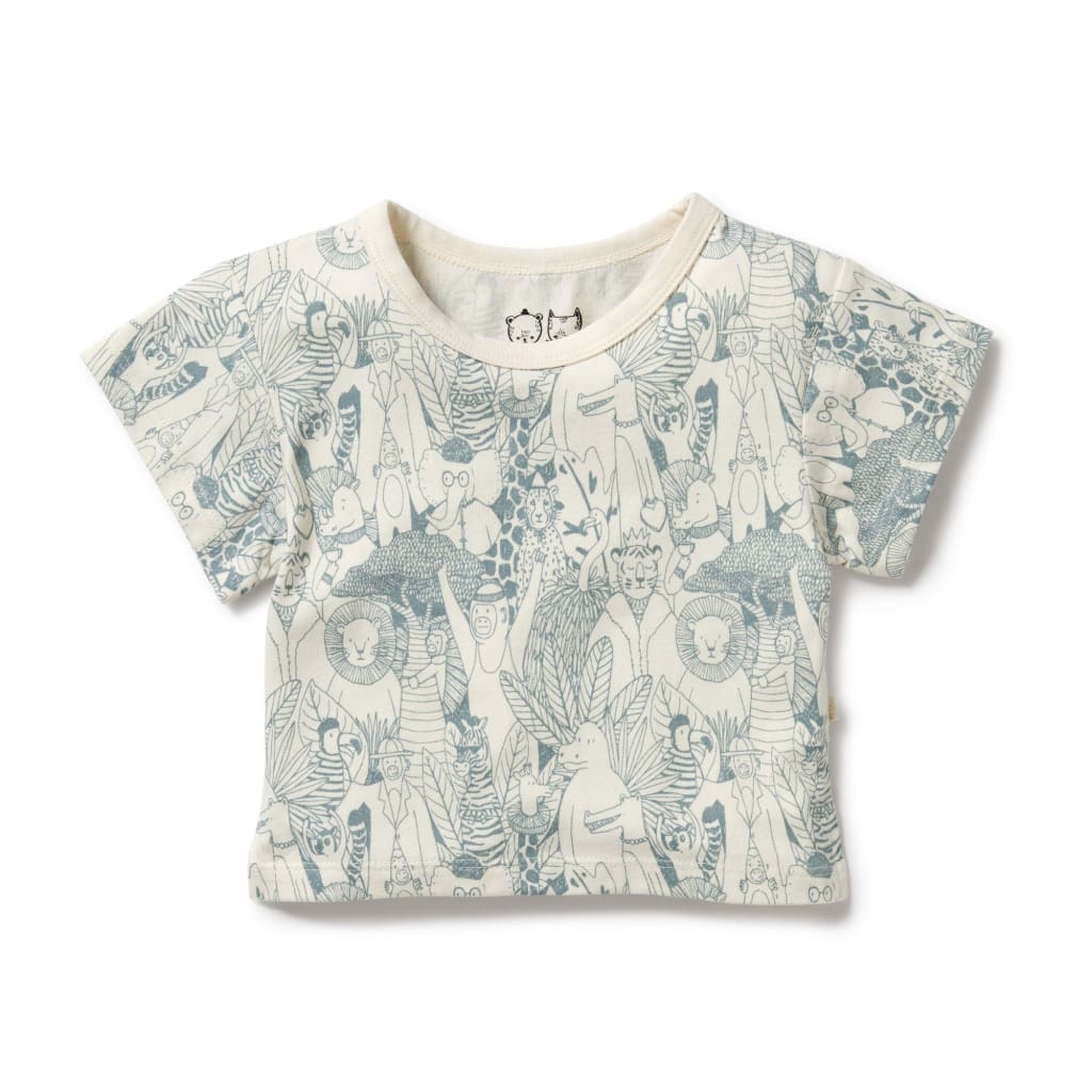 Hello Friends Organic Tee - Baby Boy Clothing