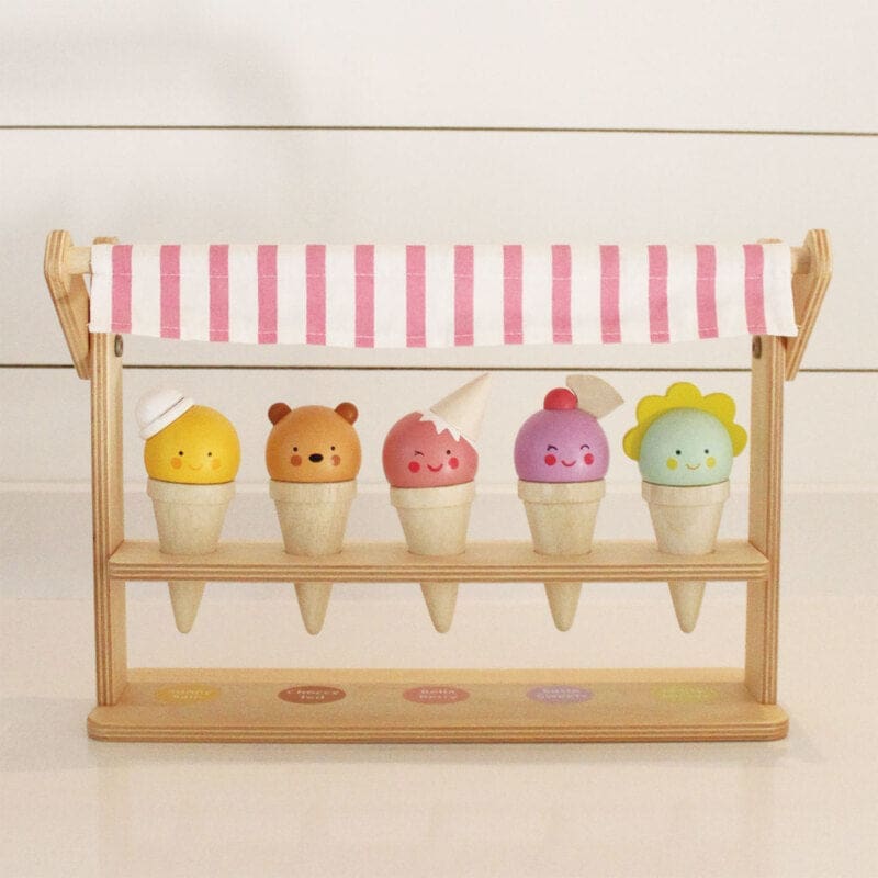 Ice Cream Scoops &amp; Smiles - Wooden Toys