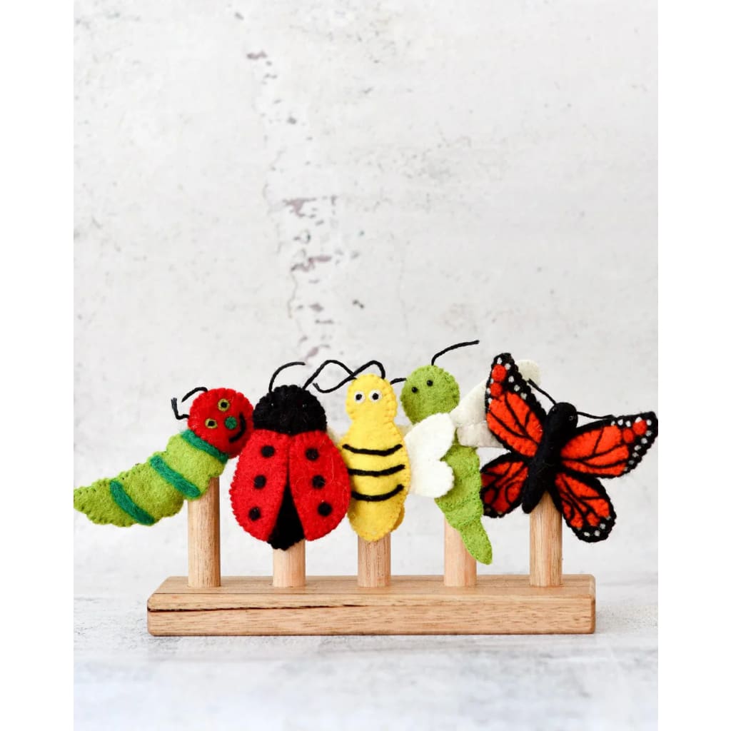 Insects and Bugs Finger Puppets Set - Puppets