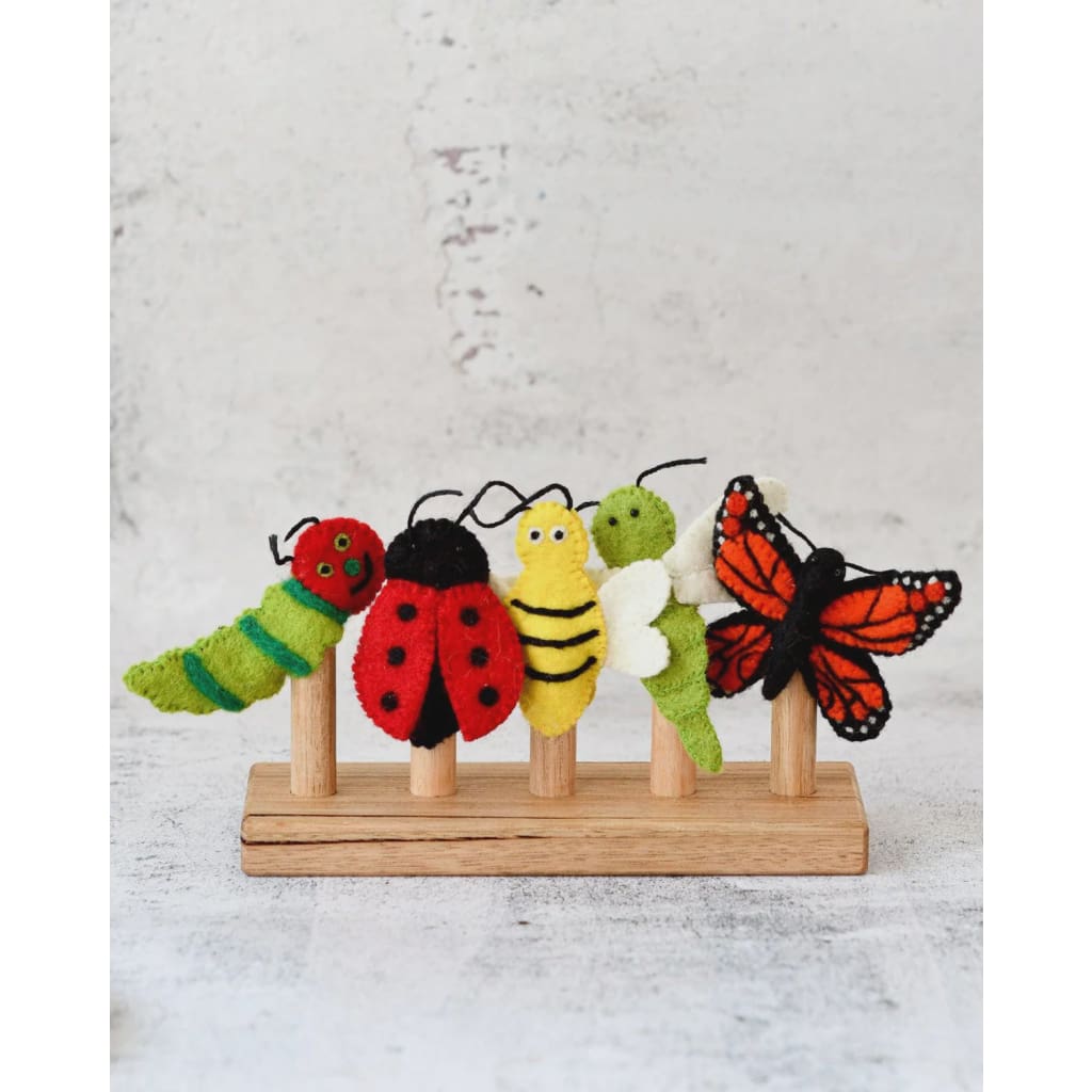 Insects and Bugs Finger Puppets Set - Puppets