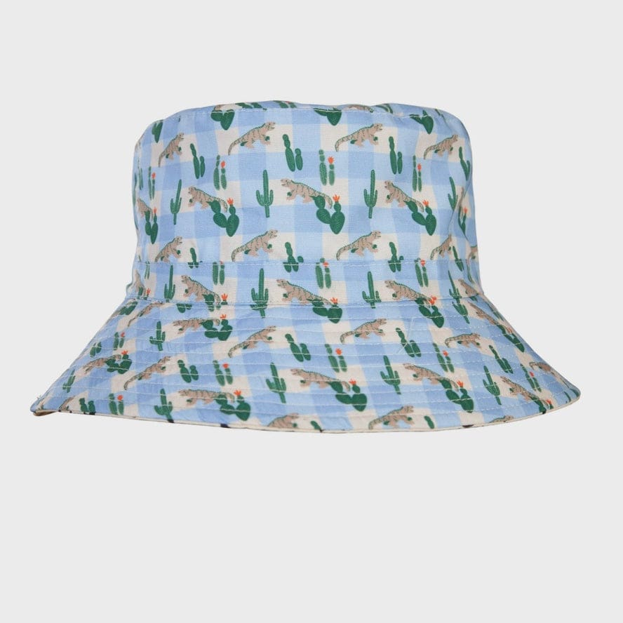 Kimono Dragon Wide Brim Bucket Hat - Hats