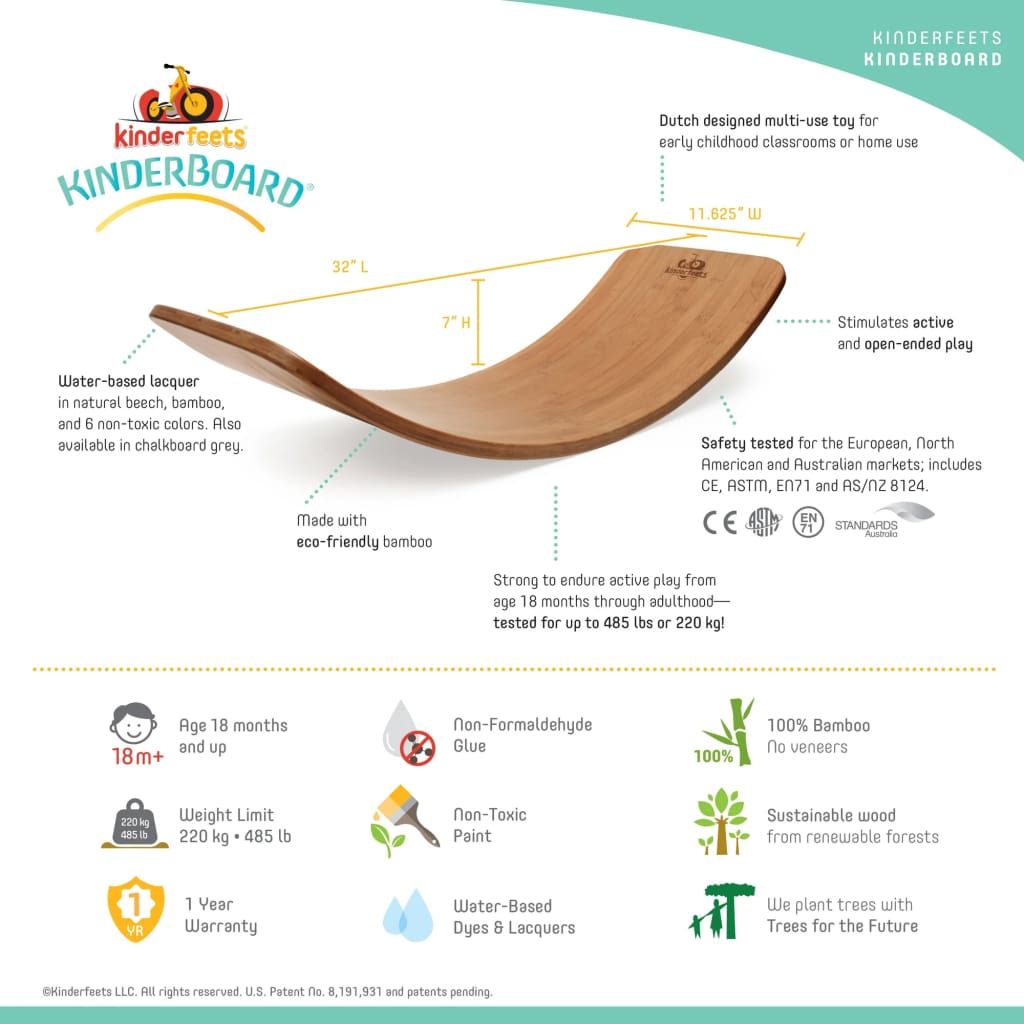 Kinderboard - Bamboo - Wooden Toys