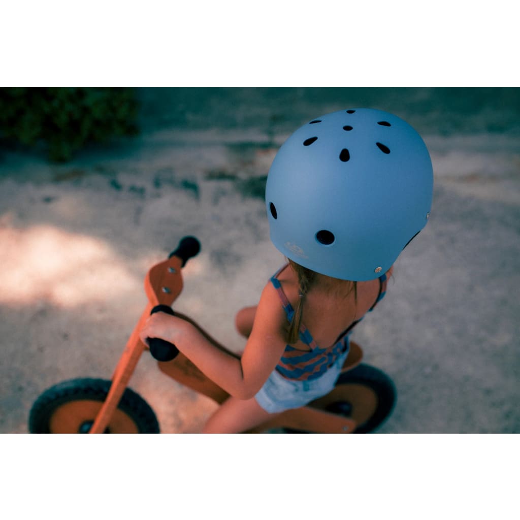 Kinderfeet Toddler Bike Helmet - Matte Slate Blue - 46cm-52cm - General