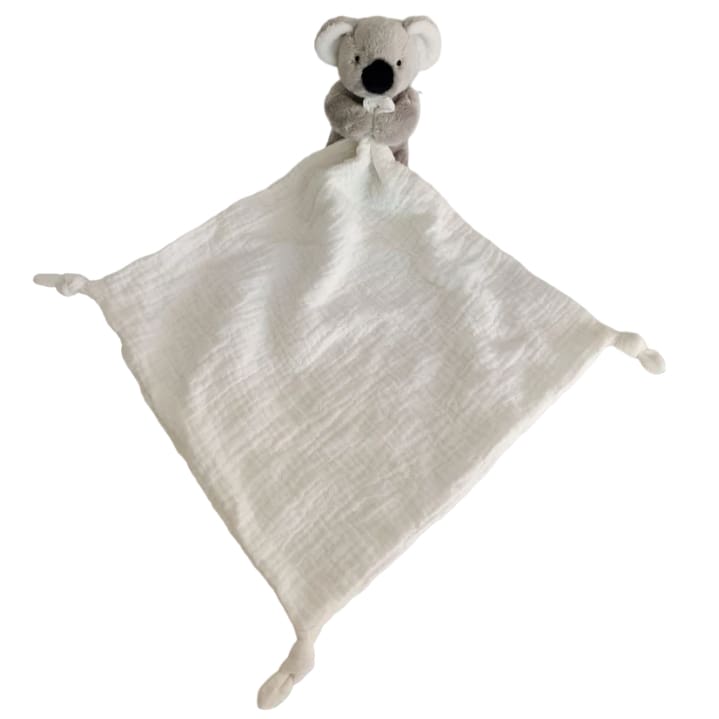 Kip the Koala White Muslin Comforter - Comforters &amp; Soothers