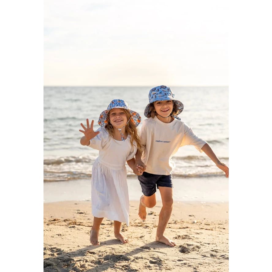 Let’s Hit The Road Wide Brim Bucket Hat - Hats