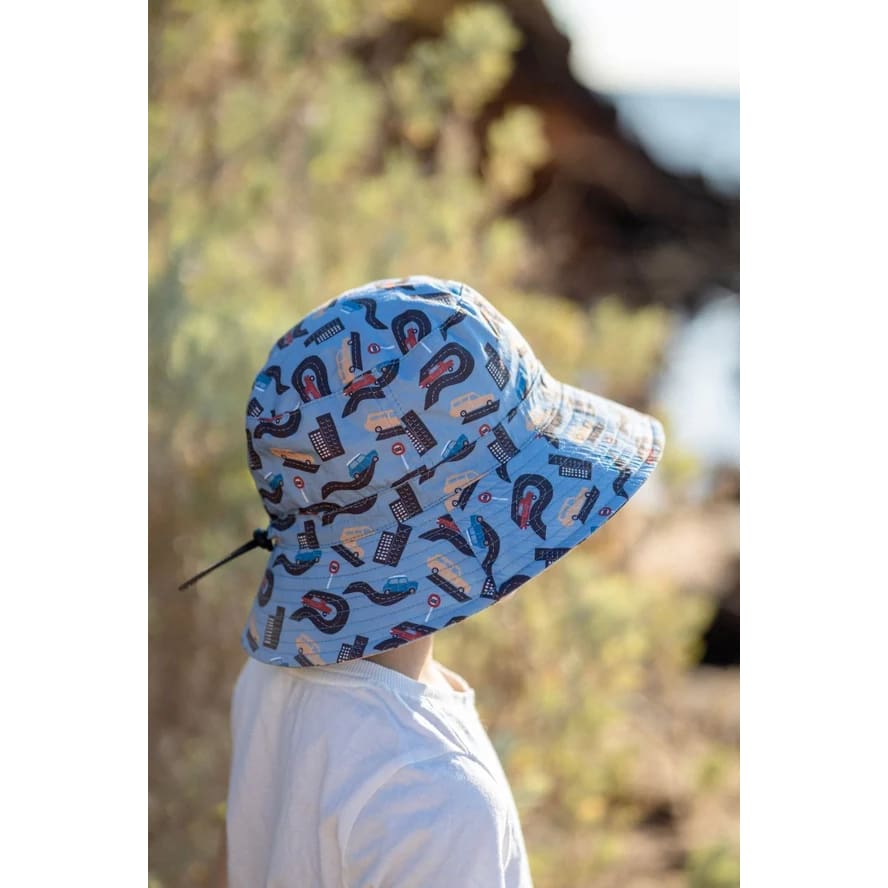 Let’s Hit The Road Wide Brim Bucket Hat - Hats