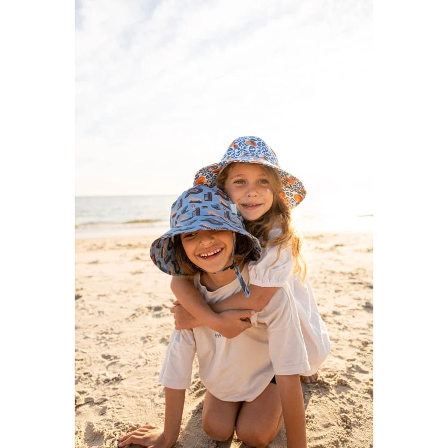 Let’s Hit The Road Wide Brim Bucket Hat - Hats