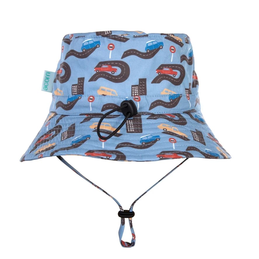 Let’s Hit The Road Wide Brim Bucket Hat - Hats