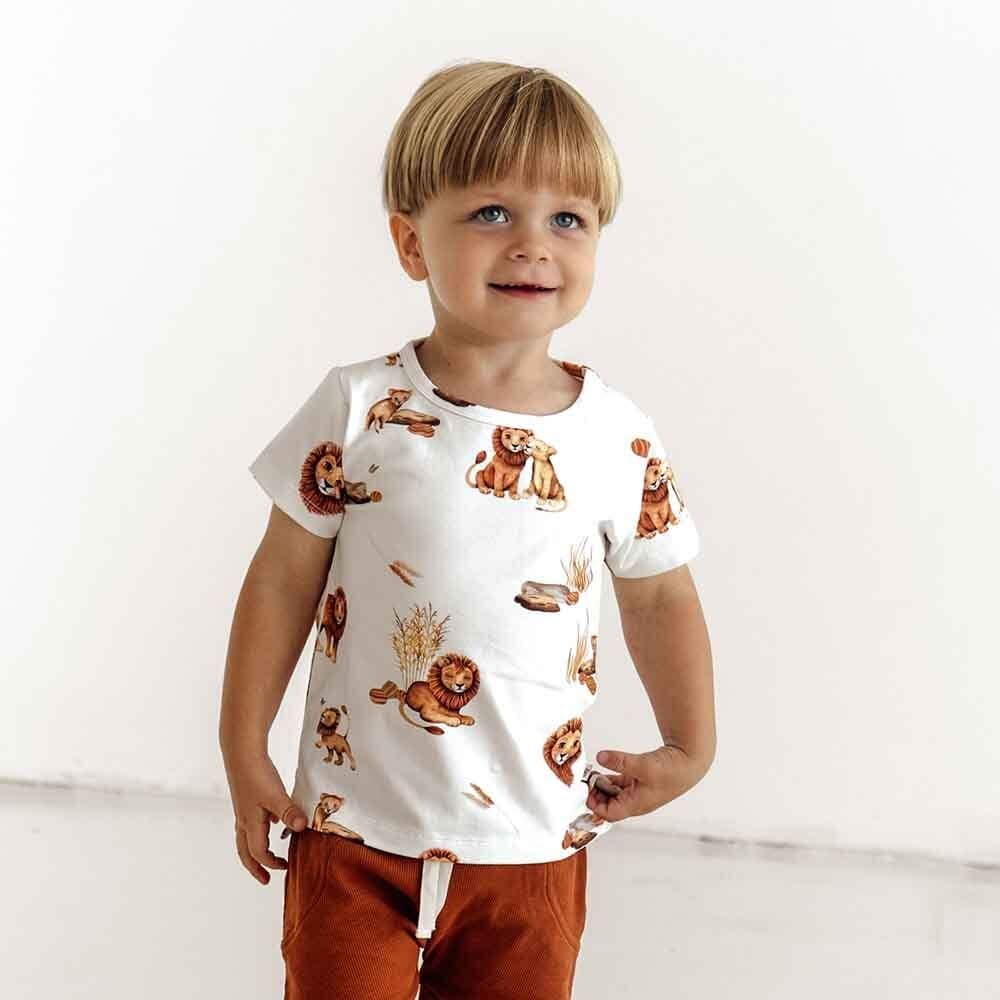 Lion Organic T-Shirt - Boys Baby Clothing