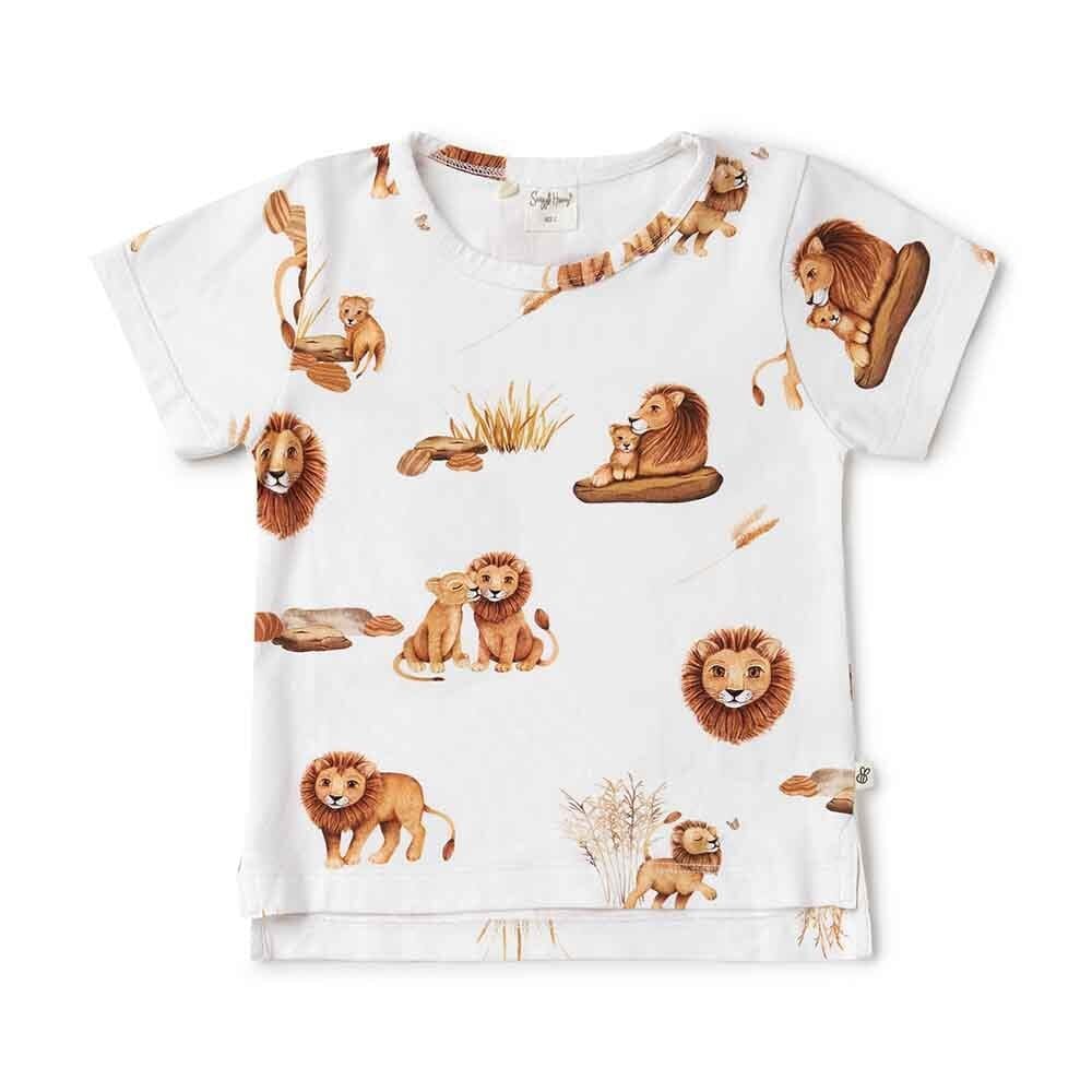 Lion Organic T-Shirt - Boys Baby Clothing