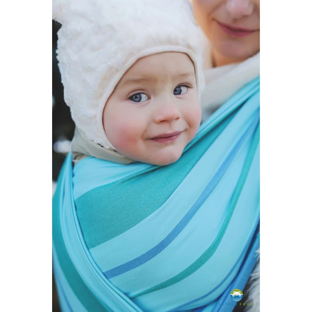 Little Frog Woven Wraps - Larimar / Size 5 - M - 4.2m - Baby Carriers
