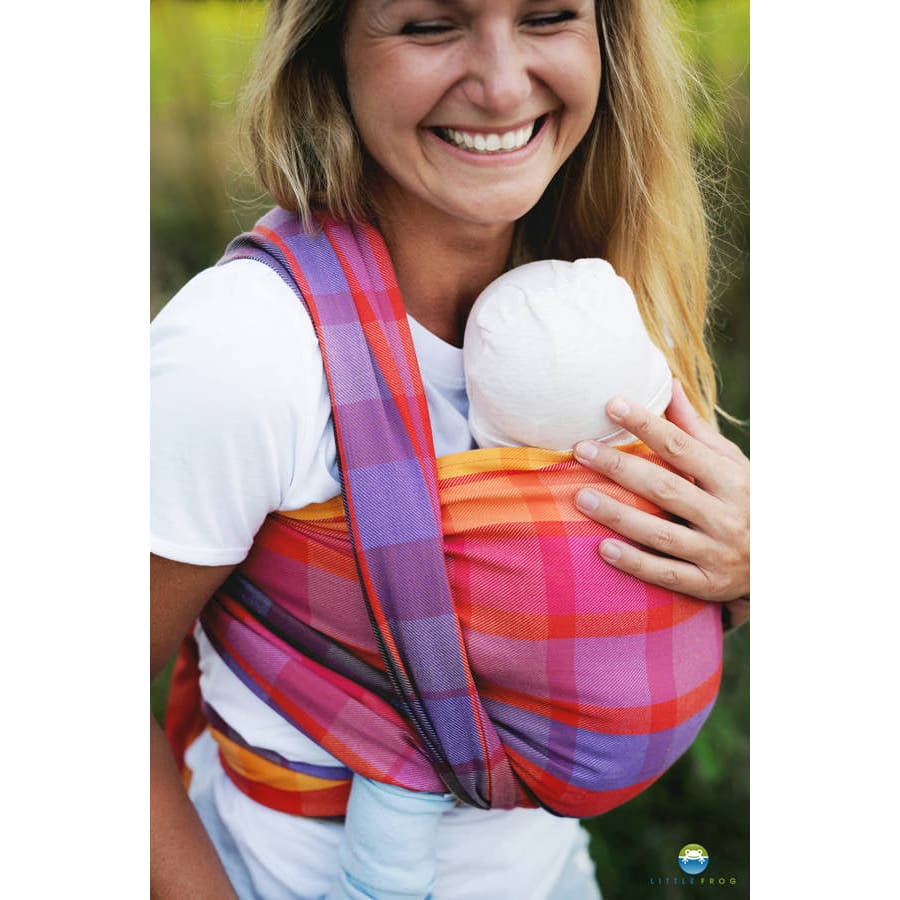 Little Frog Woven Wraps - Rhodonite / Size 6 - L - 4.6m - Baby Carriers
