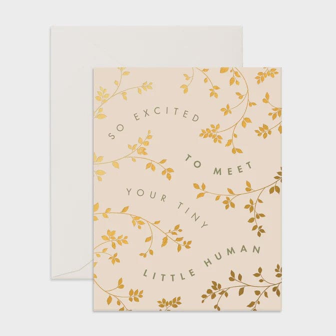 Little Human Vines Greeting Card - Greeting Cards