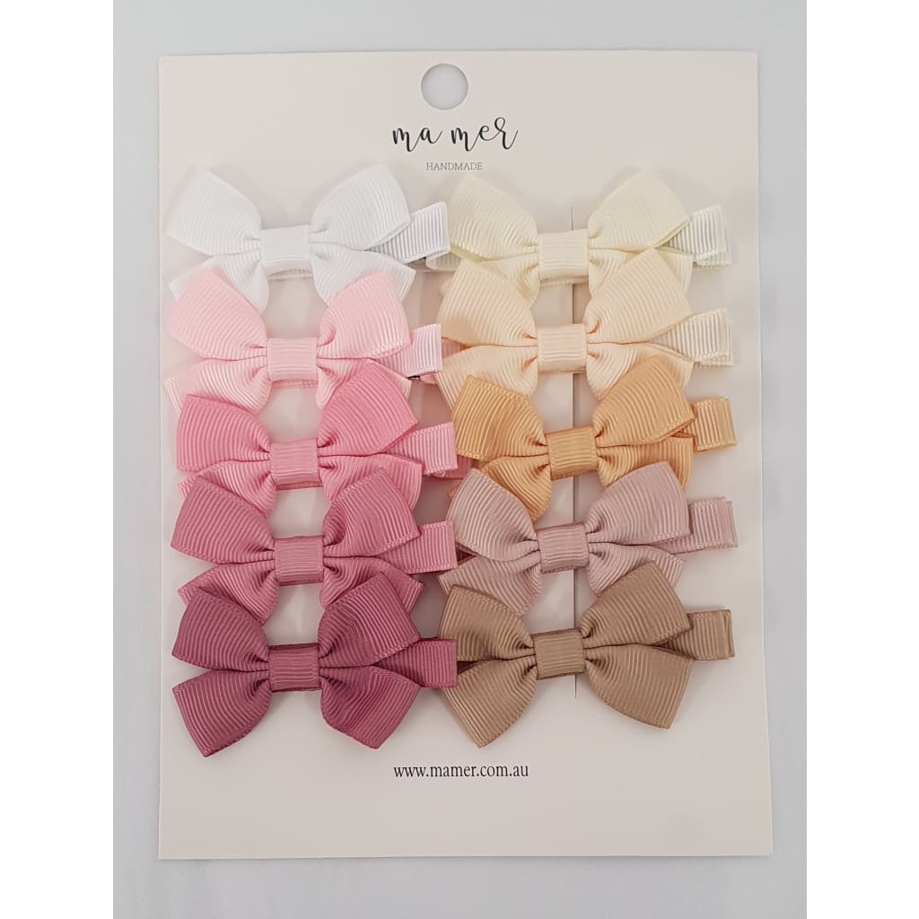 Little Marry Hair Clips 10pc Set - Hair Accessories
