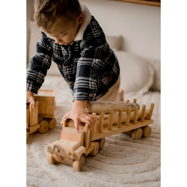 Log Truck - Wooden Toys