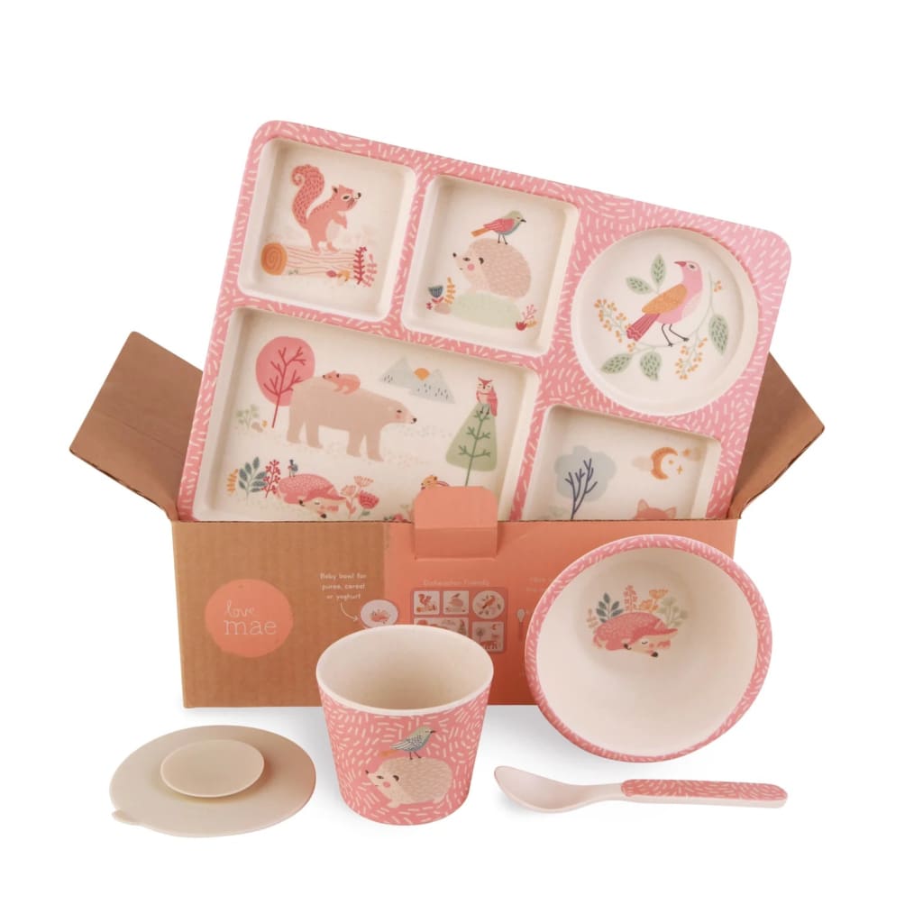 Love Mae Divided Plate Set - Woodland Friends - Eating & Drinking