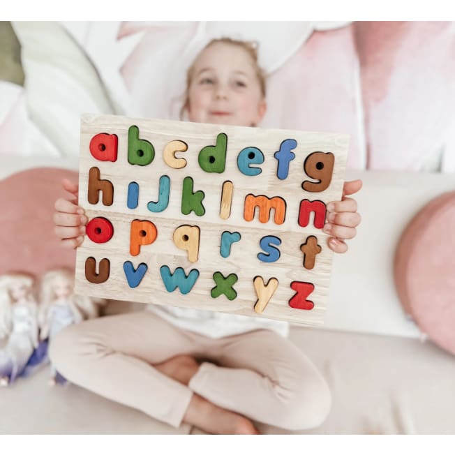 Lowercase Letter Puzzle - Wooden Toys