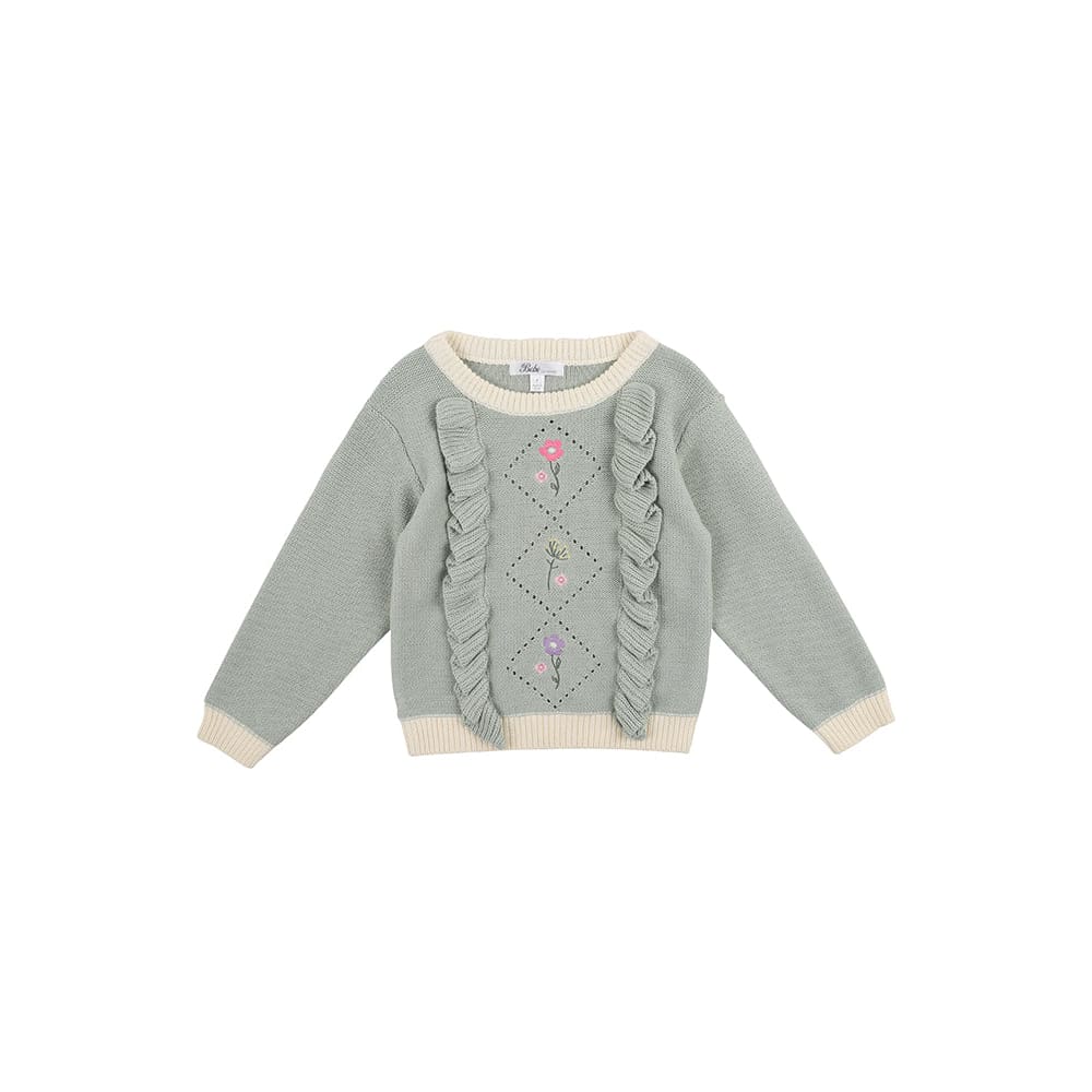 Lucie Embroidered Jumper 3 - 7Y - Girls Clothing