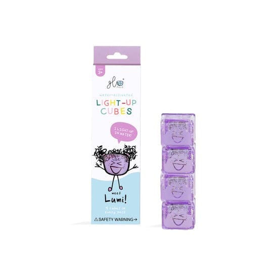 Lumi - Glo Pals Light-Up Cubes - Bath Toys