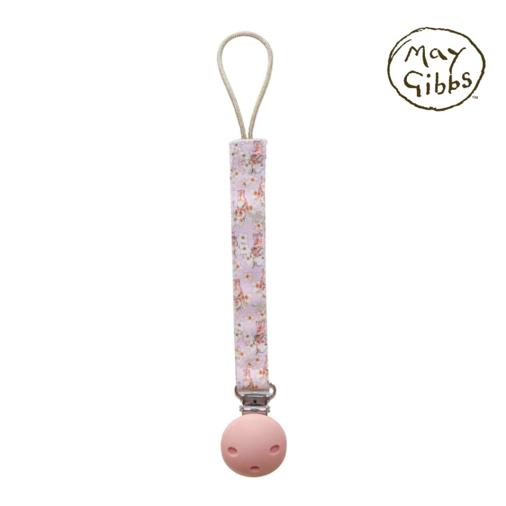 May Gibbs Dummy Clip Various Colours - Blush - Dummy Clips