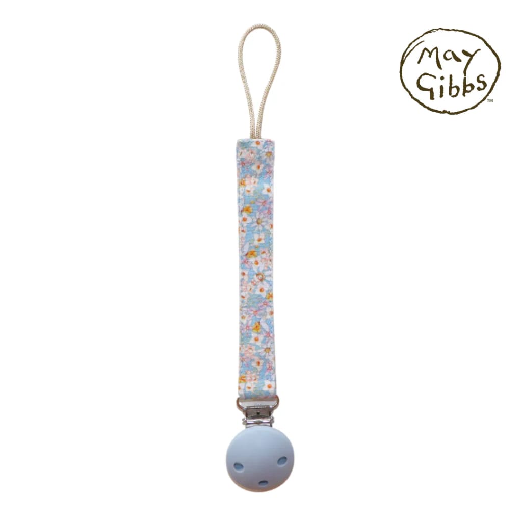 May Gibbs Dummy Clip Various Colours - Soft Blue - Dummy Clips