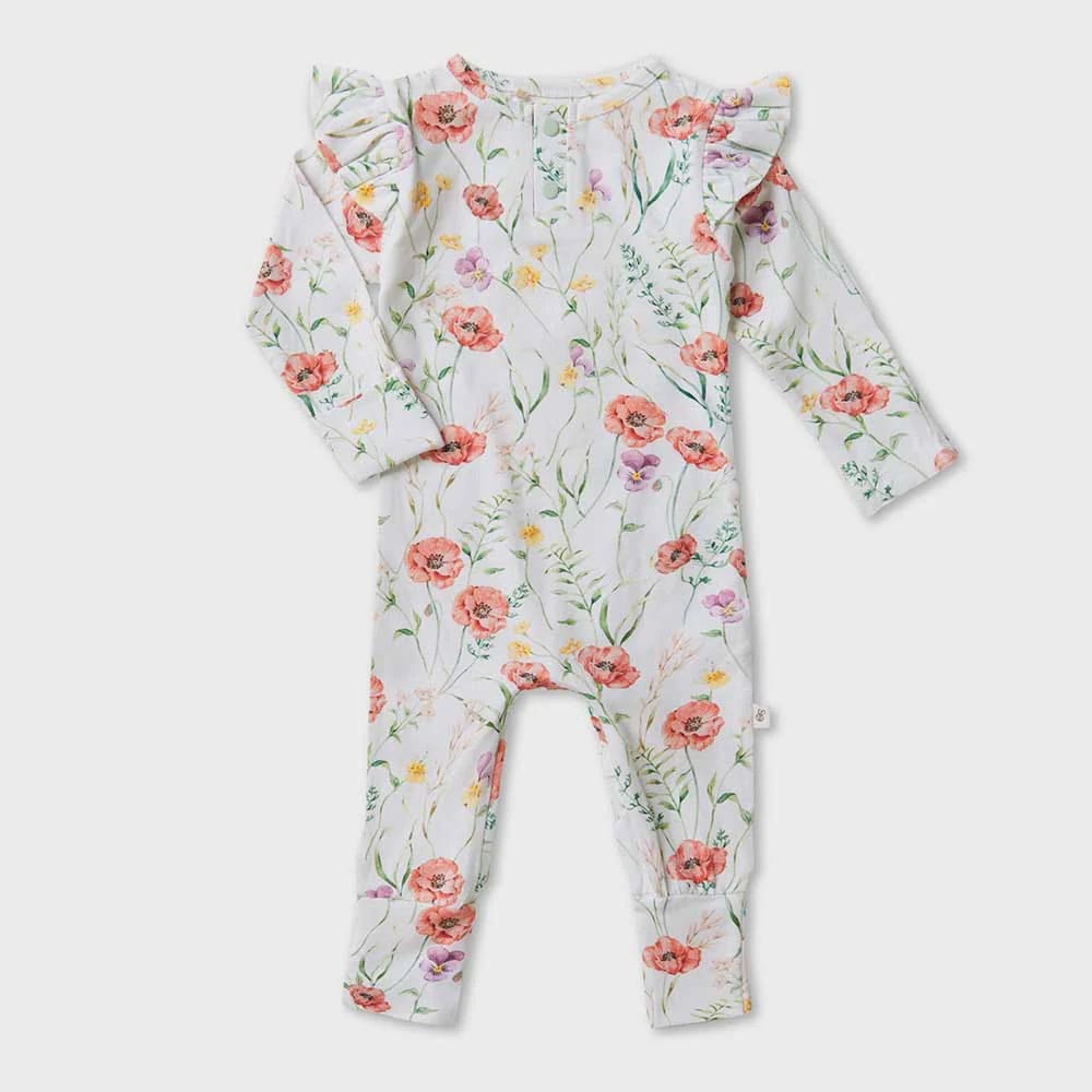 Meadow Organic Growsuit - Baby Girl Clothing