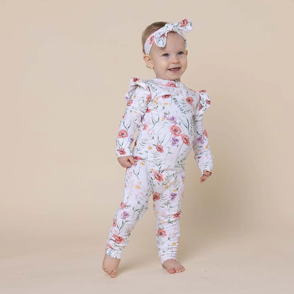 Meadow Organic Growsuit - Baby Girl Clothing