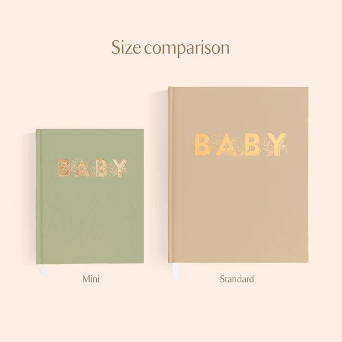 Mini Baby Book Sage - For Mum