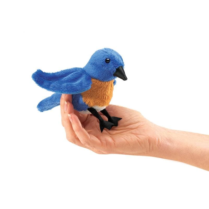 Mini Bluebird Finger puppet - play