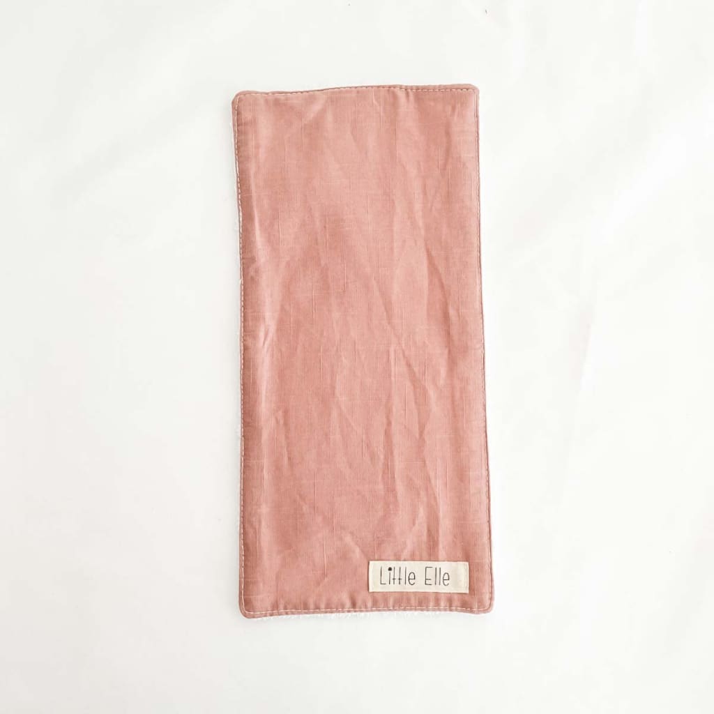 Mini Burp Cloth for Dolls - Dusty Pink - Play&gt;Dolls &amp; Clothing