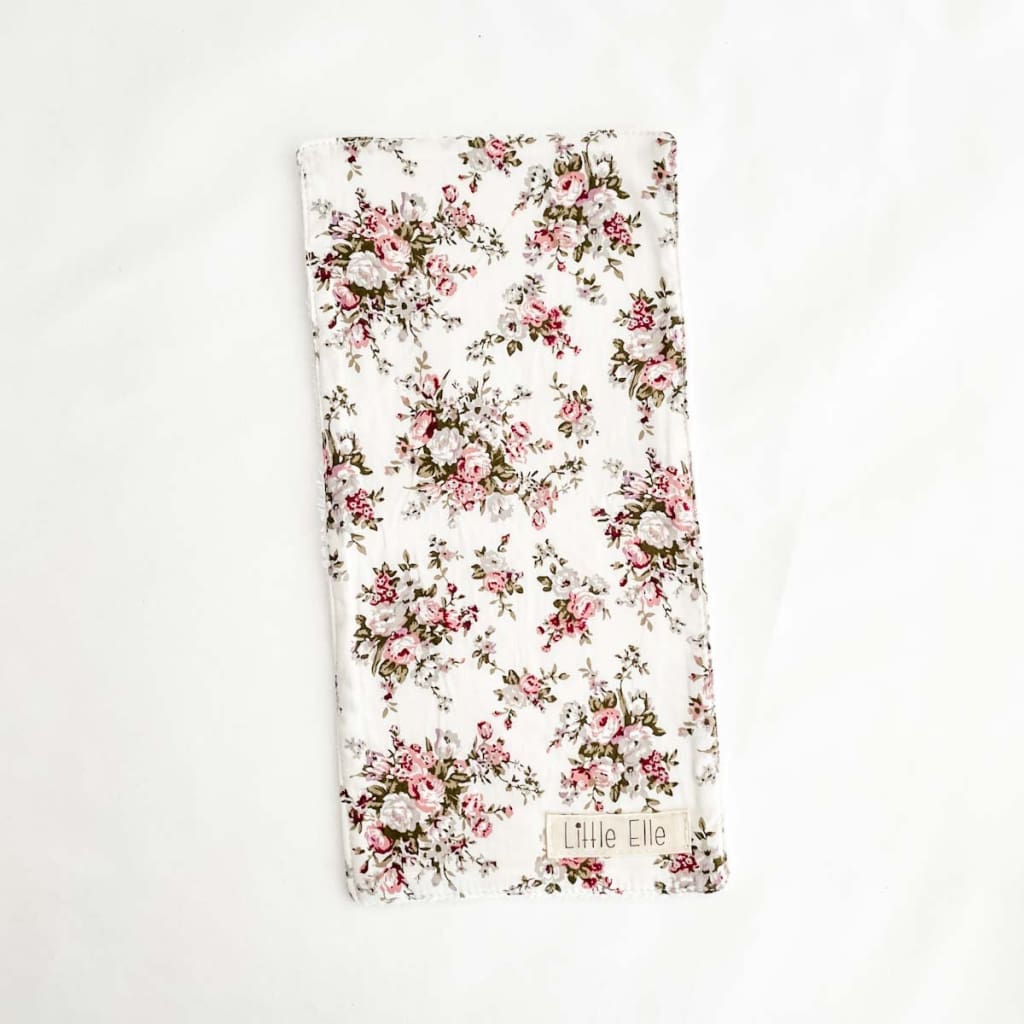 Mini Burp Cloth for Dolls - Rose Cottage - Play&gt;Dolls &amp; Clothing