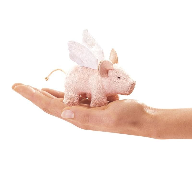 Mini Winged Piglet Finger Puppets - play