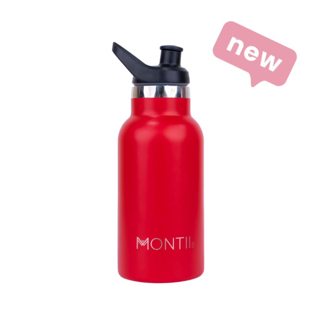 Montii Co Mini Drink Bottle - Cherry - Eating &amp; Drinking