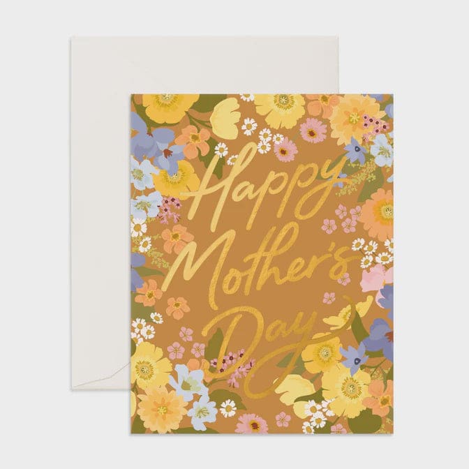 Mother’s Day Spring Florals Greeting Card - Greeting Cards