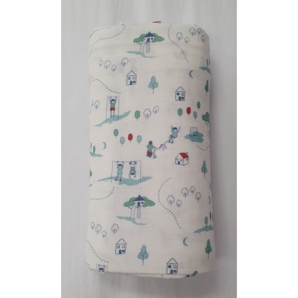 Muslin Wrap Play Time - Muslins &amp; Swaddle Wraps