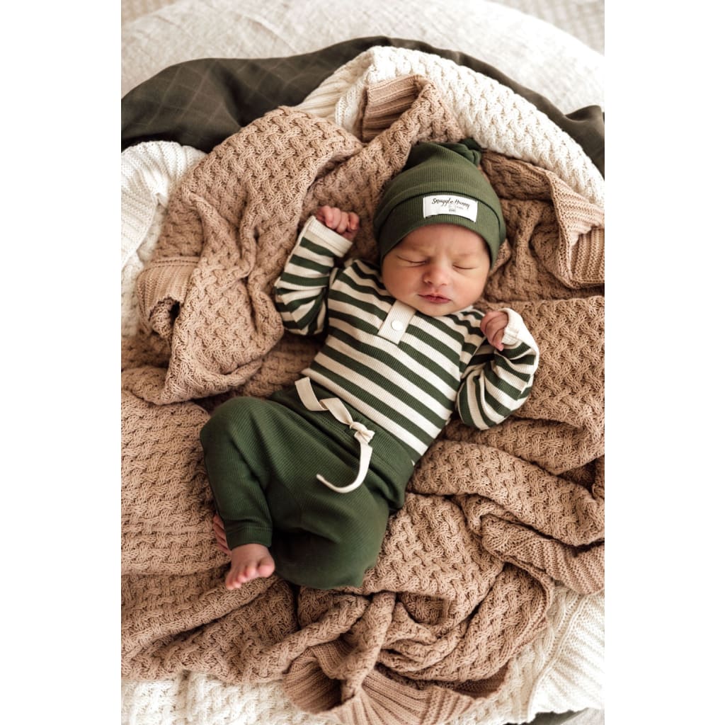 Olive Organic Pants - Baby Boy Clothing