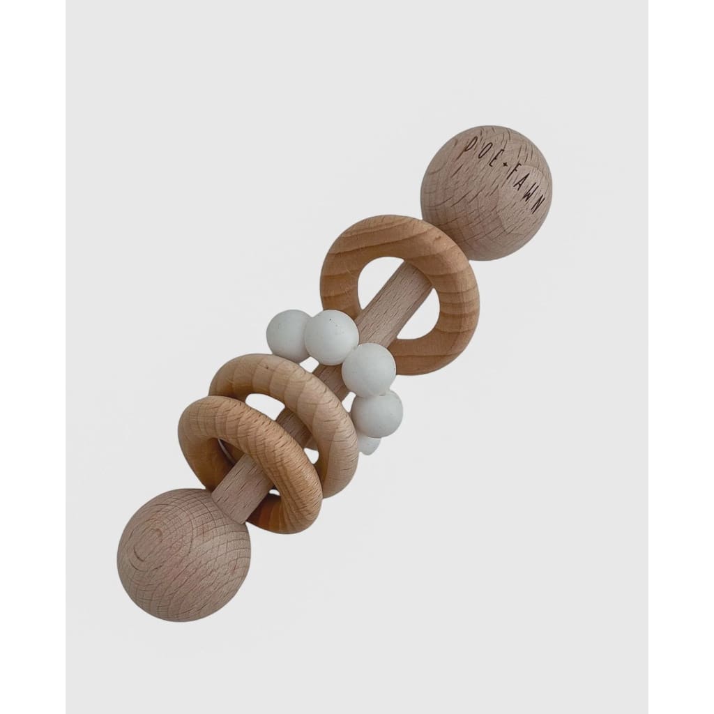 Organic Beechwood Rattle - Teethers