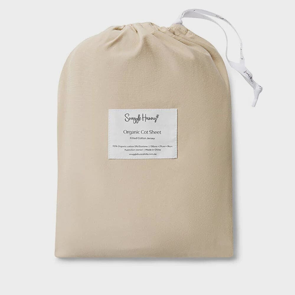 Pebble Organic Fitted Cot Sheet - Bassinet & Cot Sheets