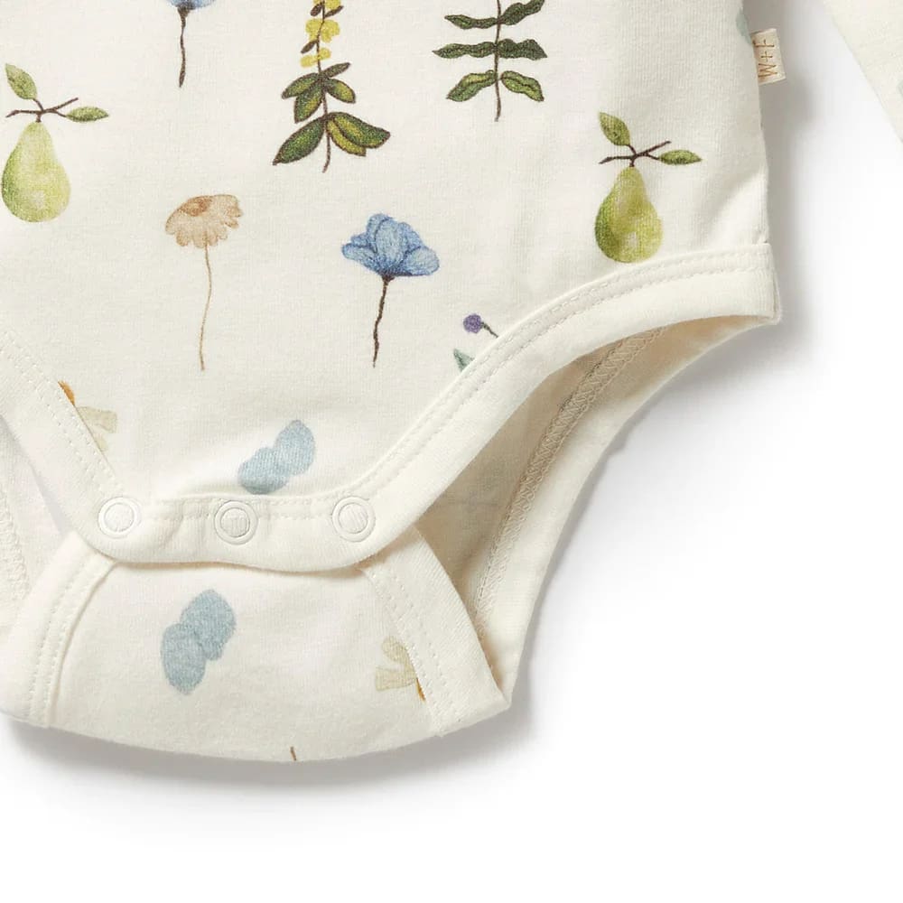 Petit Garden Organic Bodysuit - Baby Girl Clothing