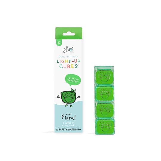 Pippa - Glo Pals Light-Up Cubes - Bath Toys