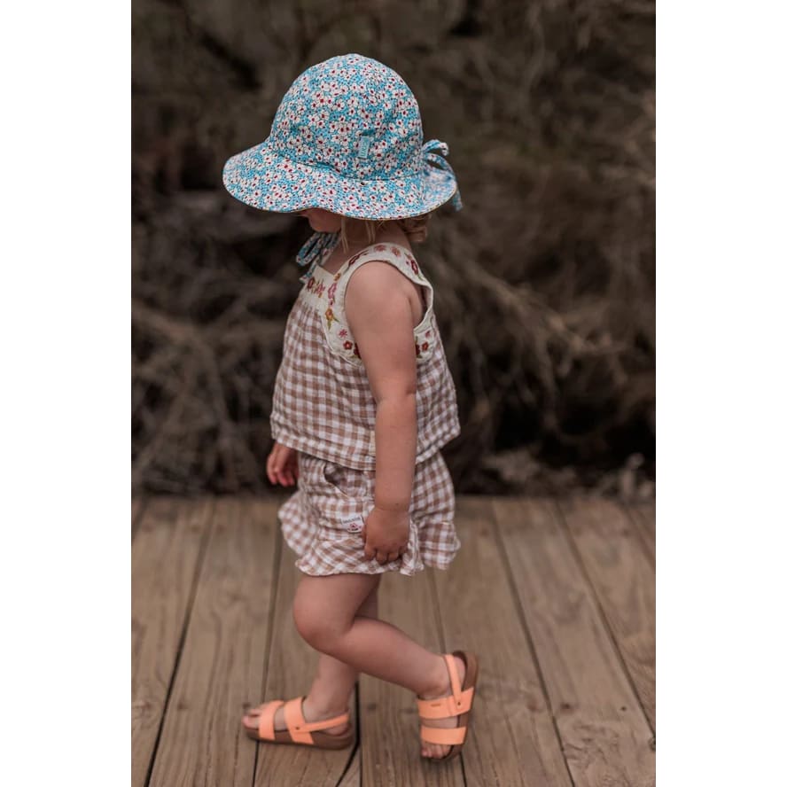 Poppie Wide Brim Reversible Sunhat - Hats