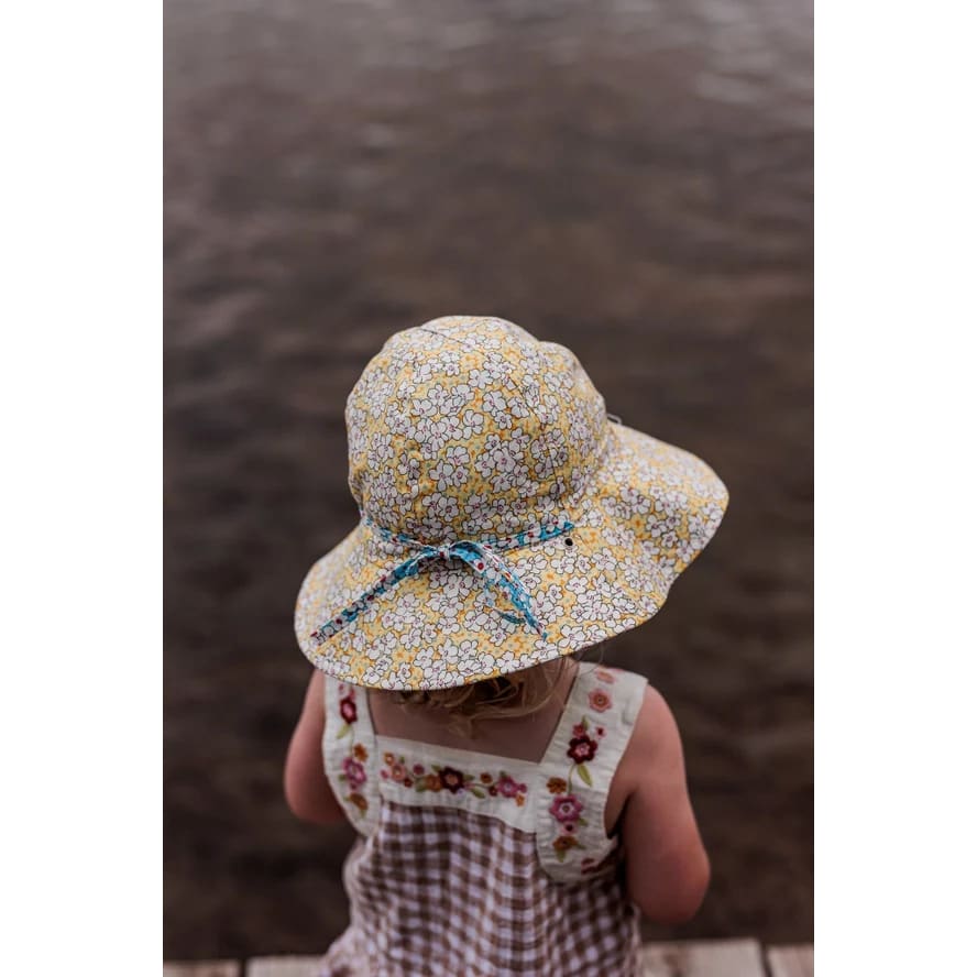 Poppie Wide Brim Reversible Sunhat - Hats